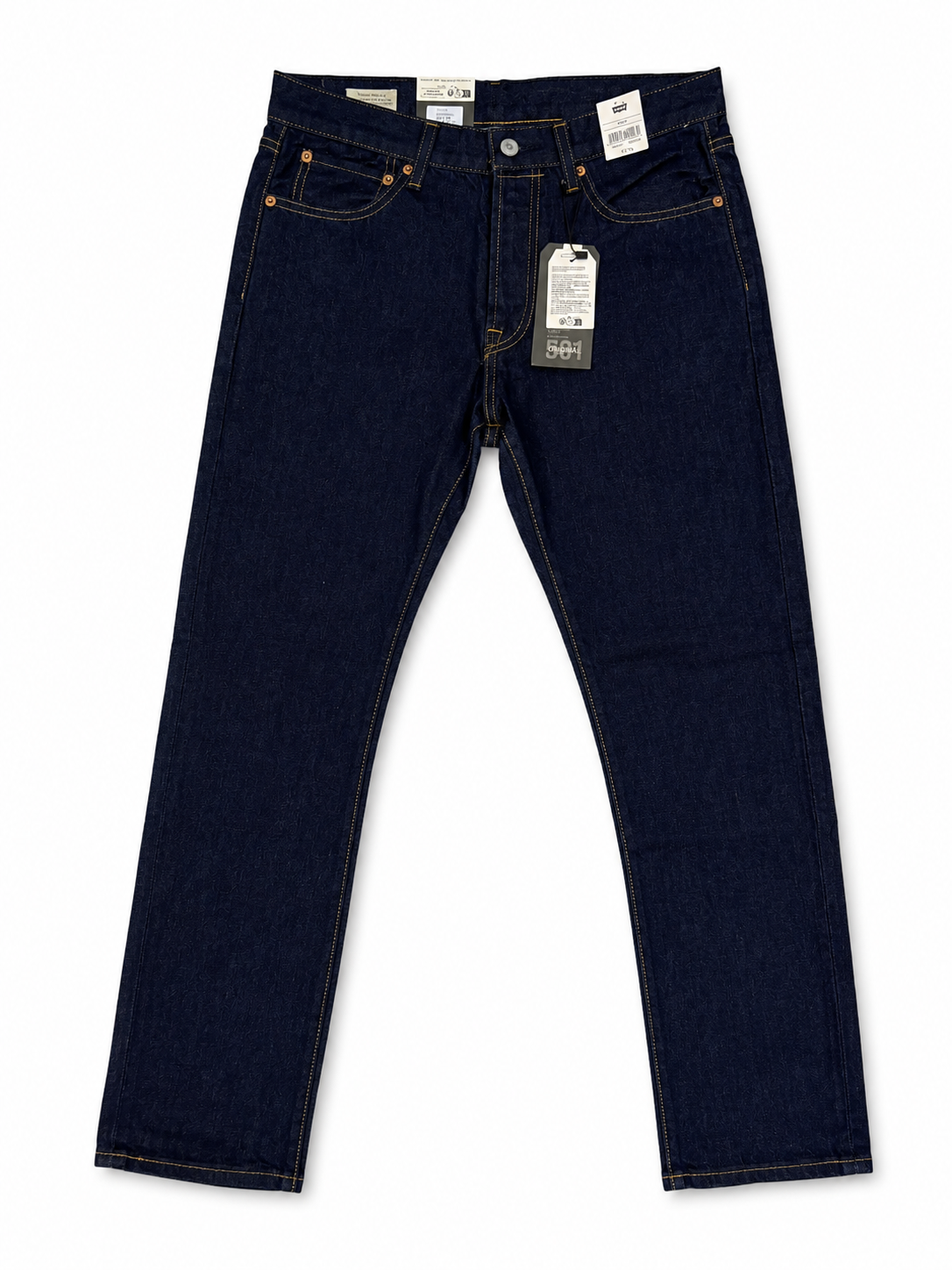 Levi's 501 Premium Dark Indigo Denim  Button Fly Straight leg