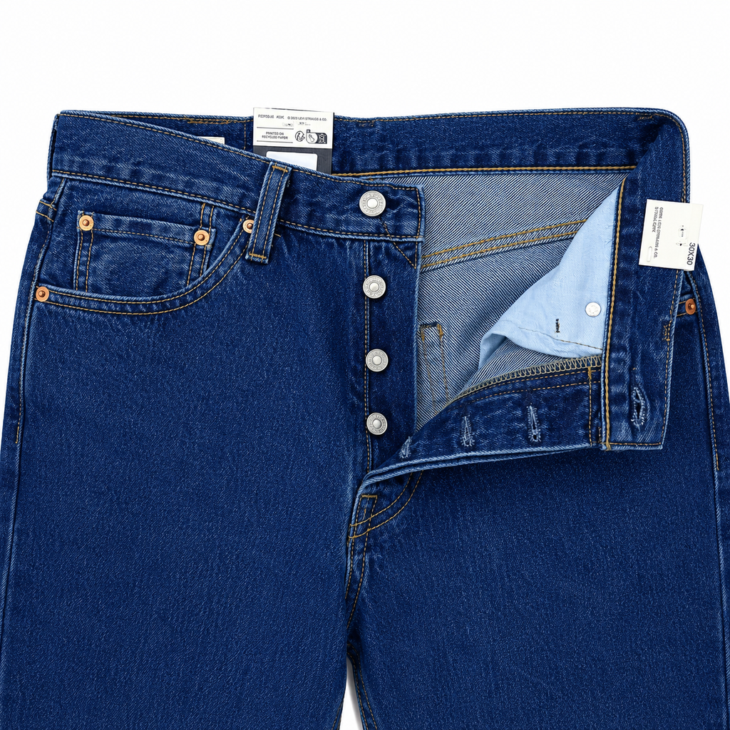 Levi’s 501 Original Fit Premium Denim Jeans Blue Men’s