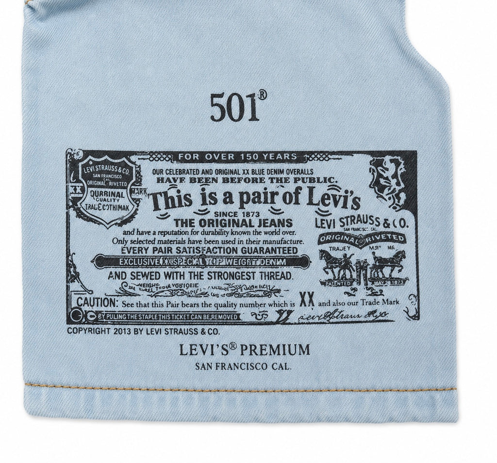 Levi’s 501 Original Fit Premium Denim Jeans Blue Men’s
