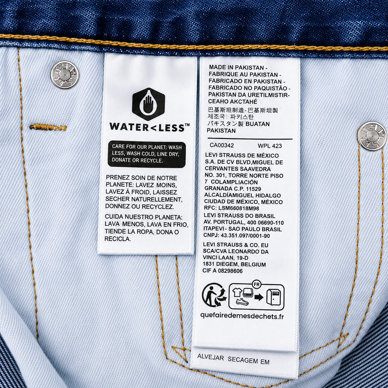 Levi’s 501 Original Fit Premium Denim Jeans Blue Men’s