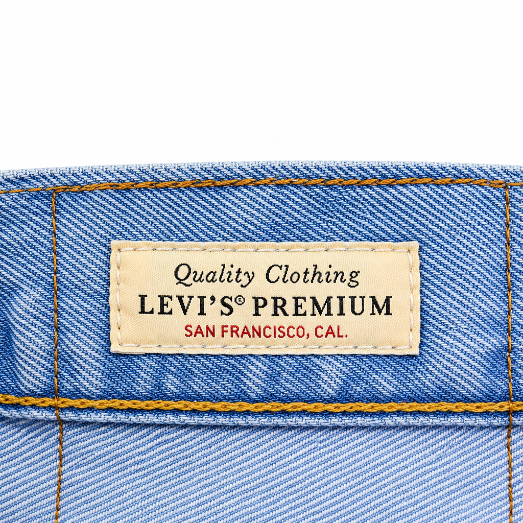 Levi’s 501 Original Fit Men’s Jeans Light Blue Wash Button Fly Denim