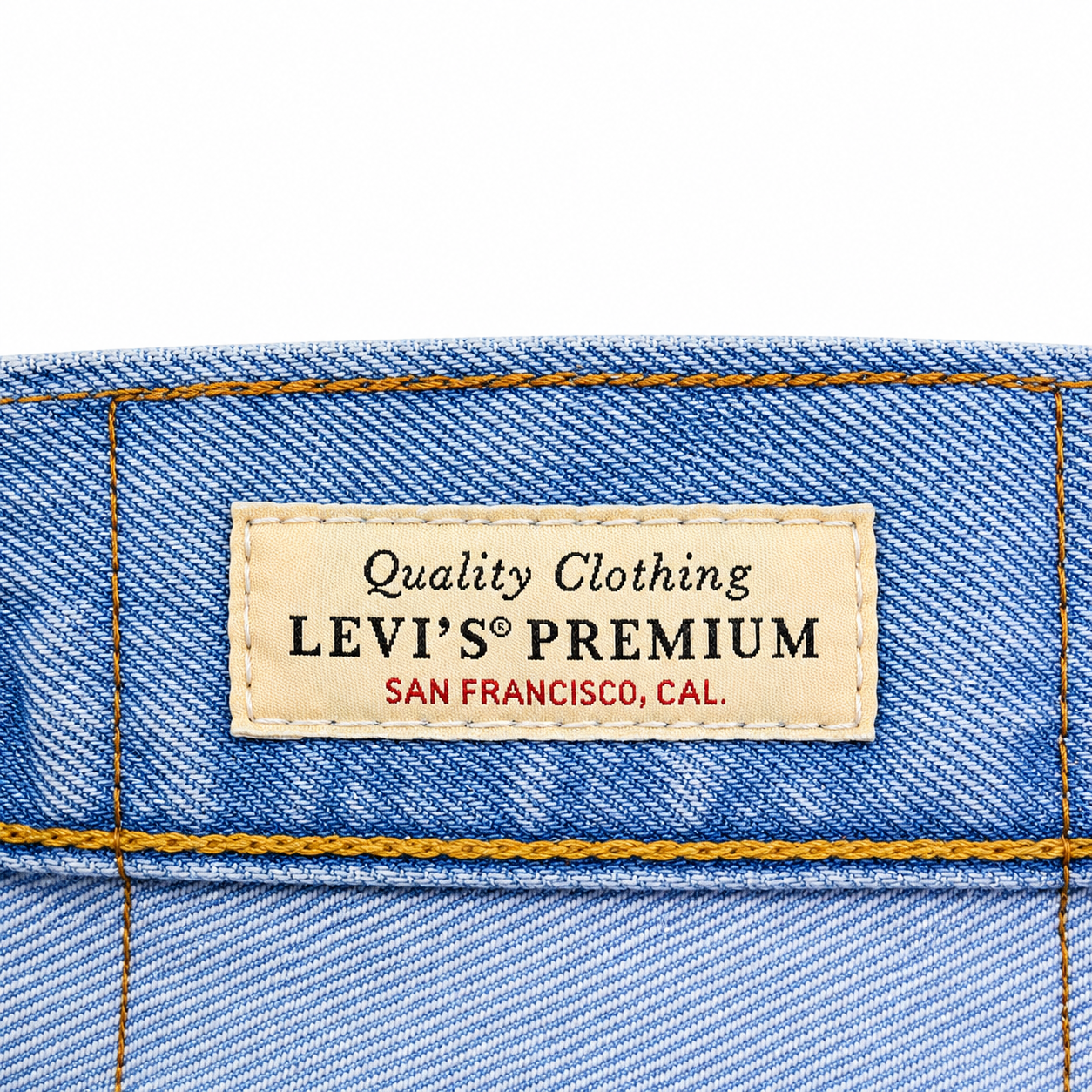 Levi’s 501 Original Fit Men’s Jeans Light Blue Wash Button Fly Denim