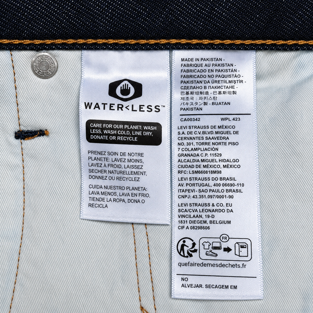 Levi’s 501 Selvedge Denim Jeans – Dark Indigo Blue – Straight Fit