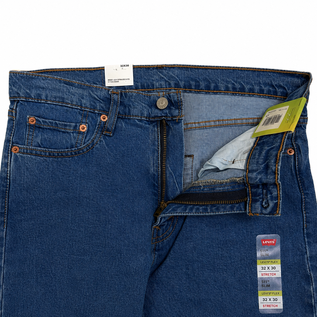Levi’s 511 Slim Fit Men’s Jeans – Medium Blue Stretch Denim