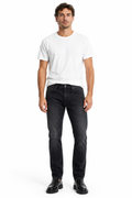 Levi’s 511™ Slim Fit Jeans Men’s Washed Black Stretch Denim with  Whiskering Effect