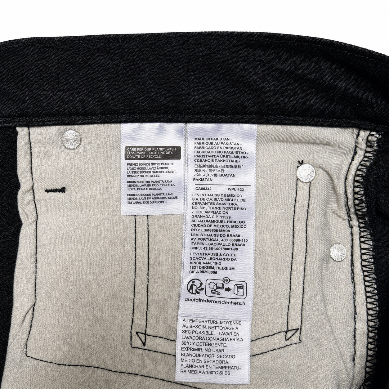 Levi’s 511™ Slim Fit Jeans – Jet Black